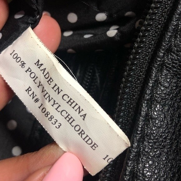 Lulu By Lulu Guinness Faux Pebbled Leather Spacious Handbag - Picture 8 of 9